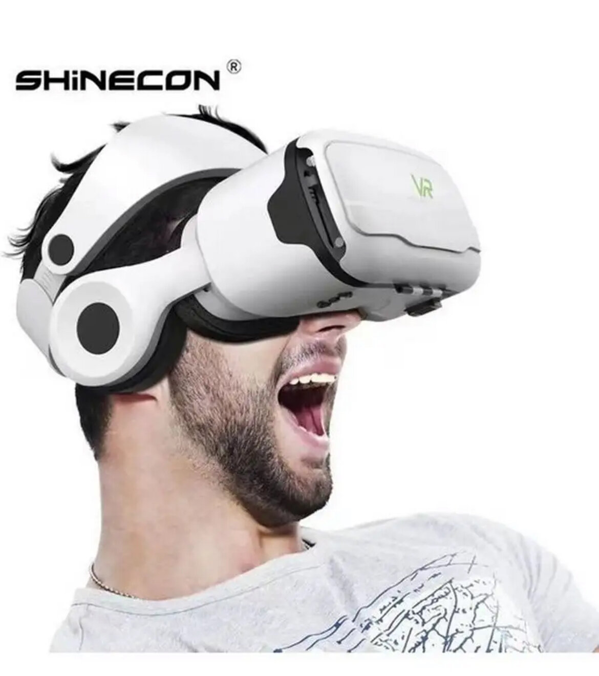 фото Очки виртуальной реальности VR SHINECON G-02EF с наушниками