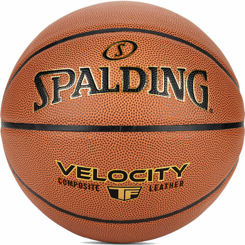 Мяч баскетбольный Spalding Tf Velocity Orange 76932z, размер 7 (7) баскетбольный мяч spalding tf 1000 legacy fiba размер 7 композит 76 963z