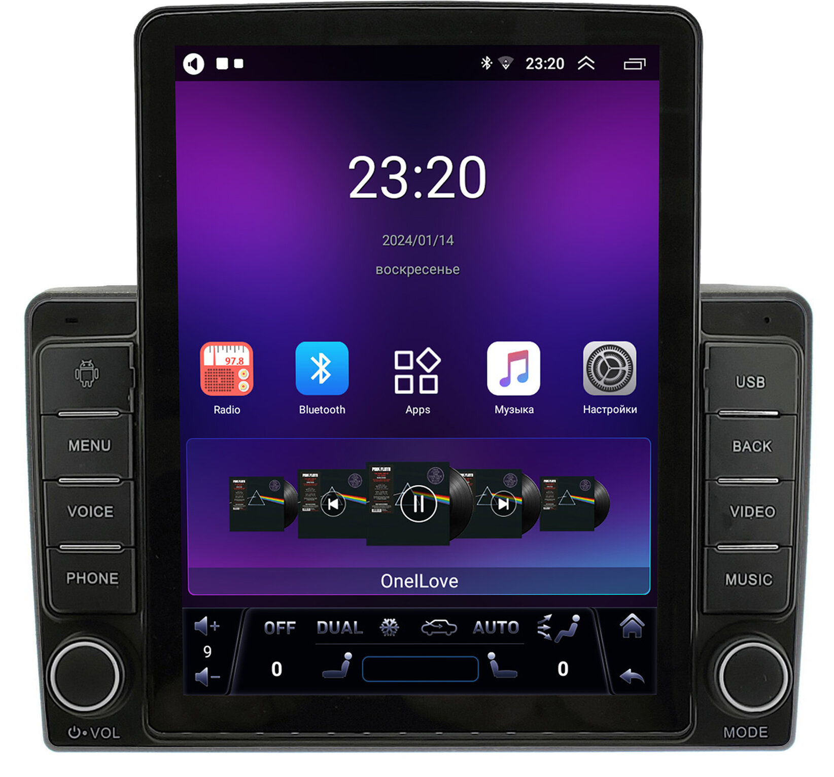 Штатная магнитола Canbox GT095-9-1259 для Ford Escape, Maverick 2 2000-2007 на Android 10 (QLed, DSP, CarPlay)