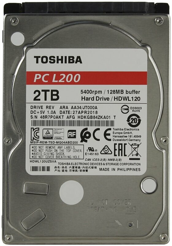 Toshiba L200 2 ТБ HDWL120UZSVA