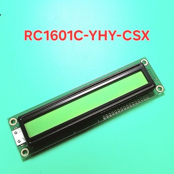 Дисплей RC1601C-YHY-JSX символьный wellow/green