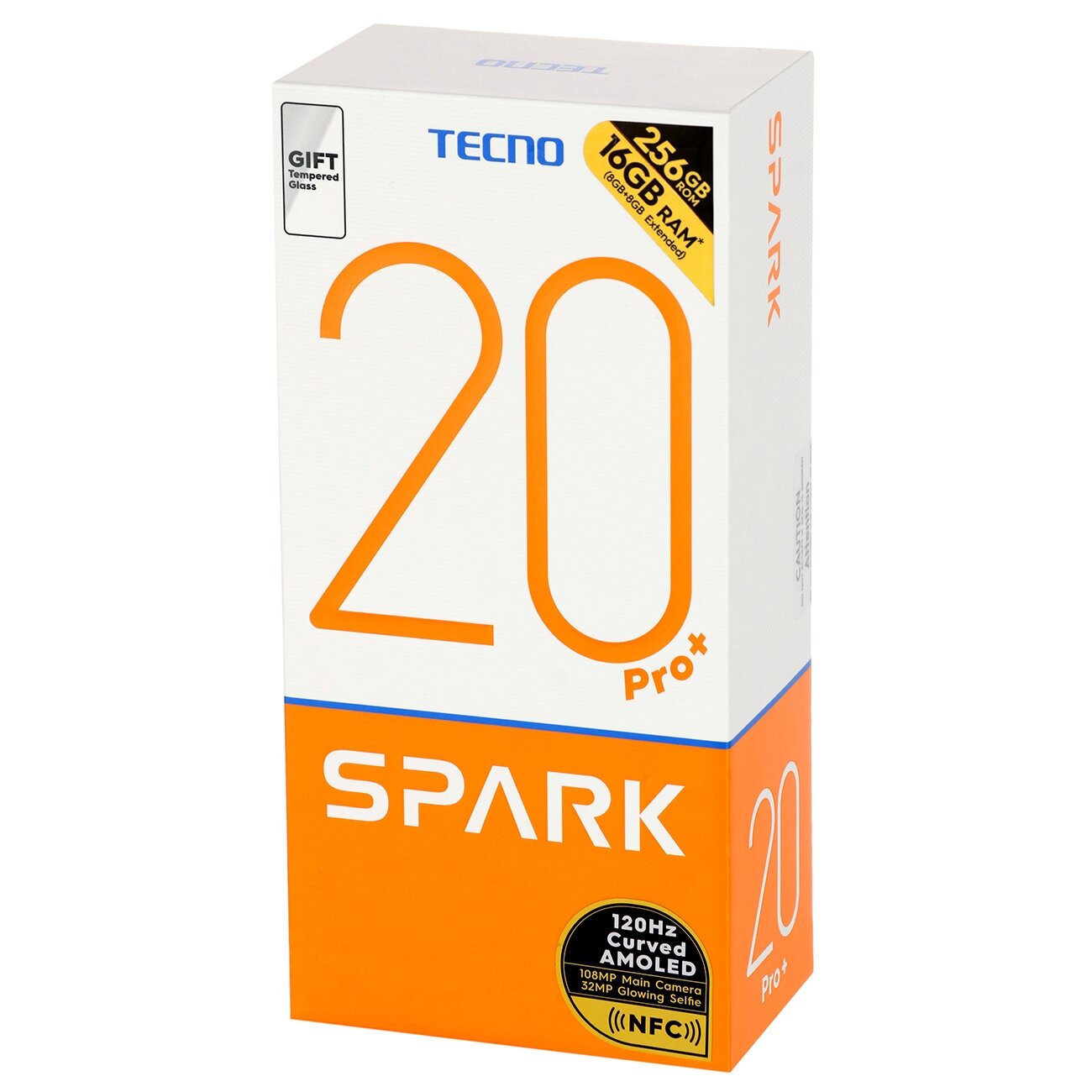 Смартфон Tecno SPARK 20 Pro+ 8/256GB White