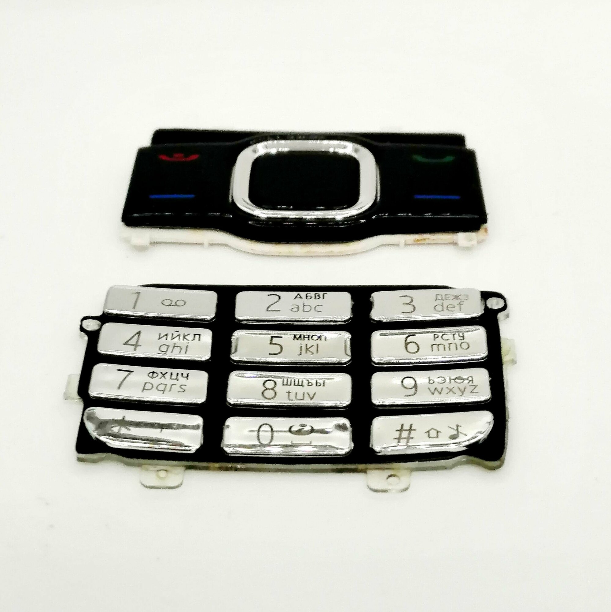 Клавиатура N 7610sn серебристо-черная