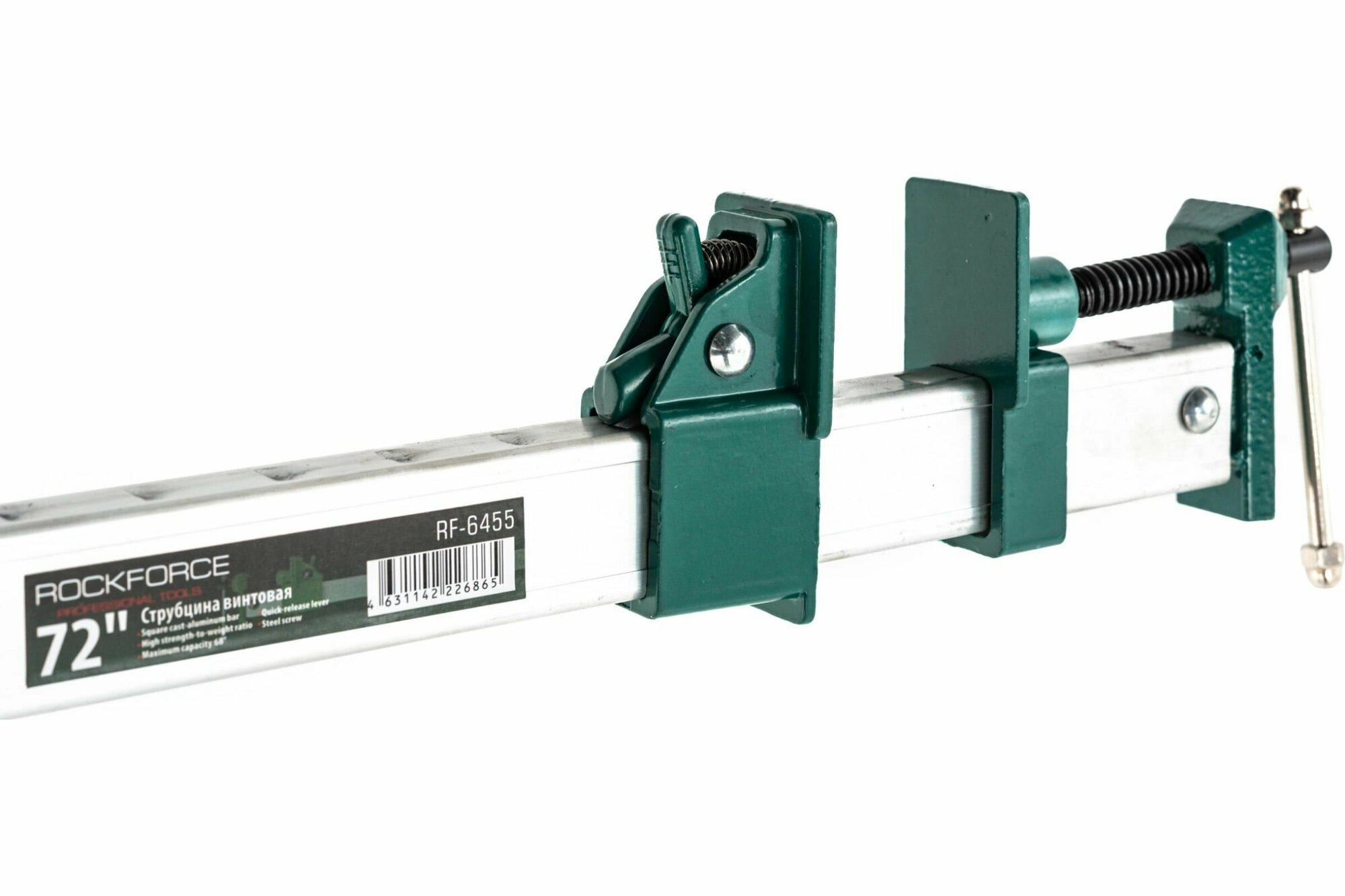Струбцины Струбцина RF-6455 винтовая 72(max захват-1730мм) ROCKFORCE