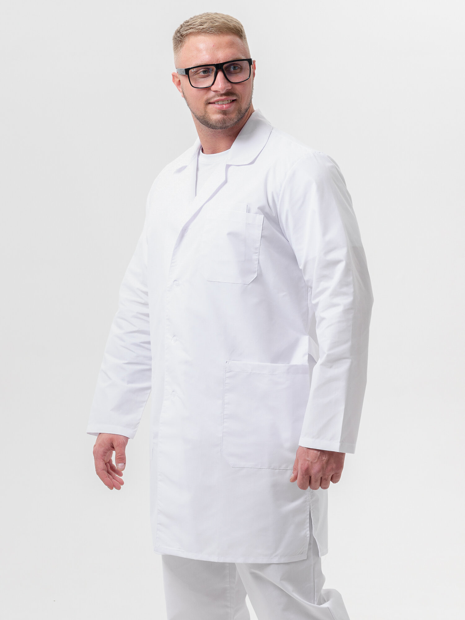 Медицинский рабочий халат для мужчин, 54 размер