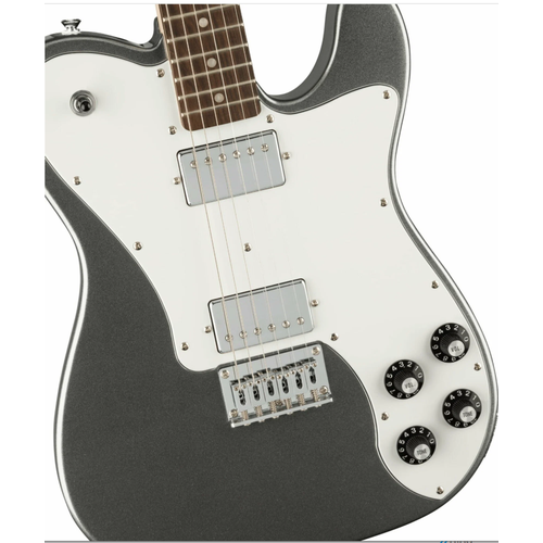 FENDER SQUIER Affinity 2021 Telecaster Deluxe LRL Charcoal Frost Metallic серый, серебристый, черный