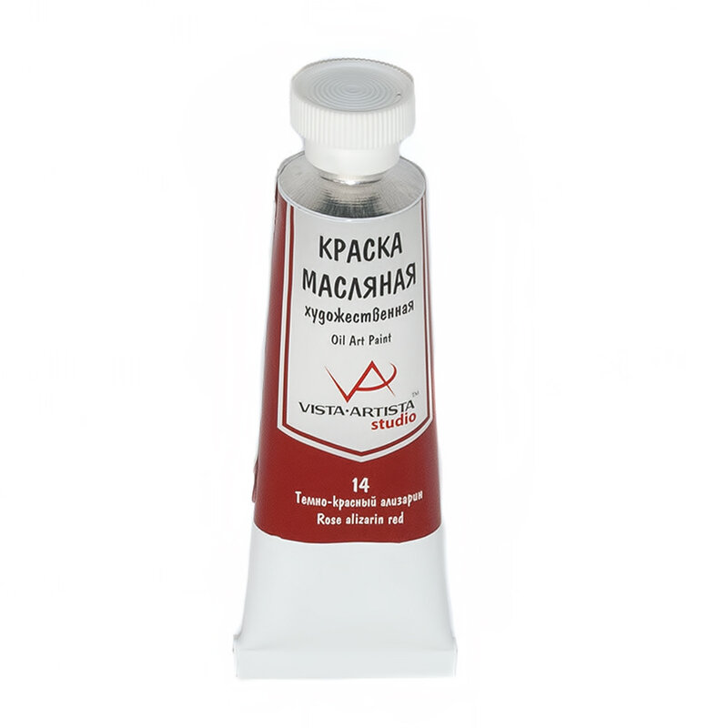Краска масляная "VISTA-ARTISTA" Studio VAMP-45 45 мл 14 Темно-красный ализарин (Rose Alizarin Red)
