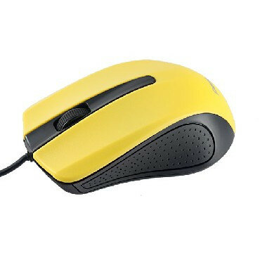 Мышь компьютерная (PERFEO (PF-3443) RAINBOW, черный/желтый)