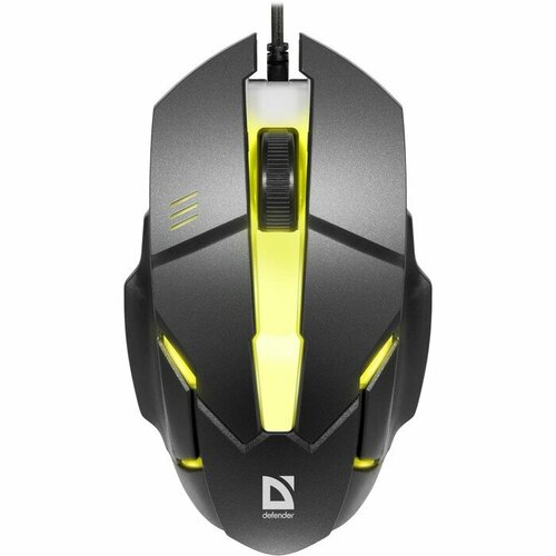Мышь Defender Host MB-982 проводная оптическая игровая подсветка 1000 dpi USB черная комплект из 4 шт 170800₽