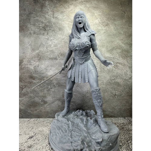 Зена королева воинов Xena Warrior Princess v2 фигурка 20 см Серый без покраски 8577₽