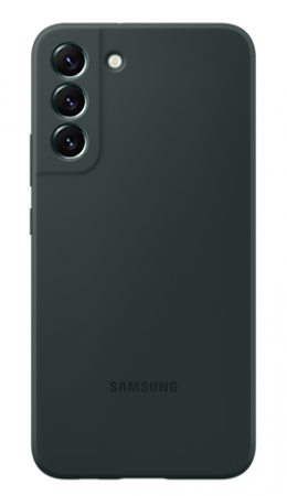 Чехол-накладка Samsung S22+ EF-PS906TGEGRU Silicone Cover зелёный
