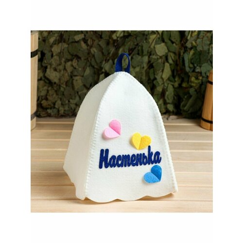 Шапка банная с аппликацией Настенька 672₽