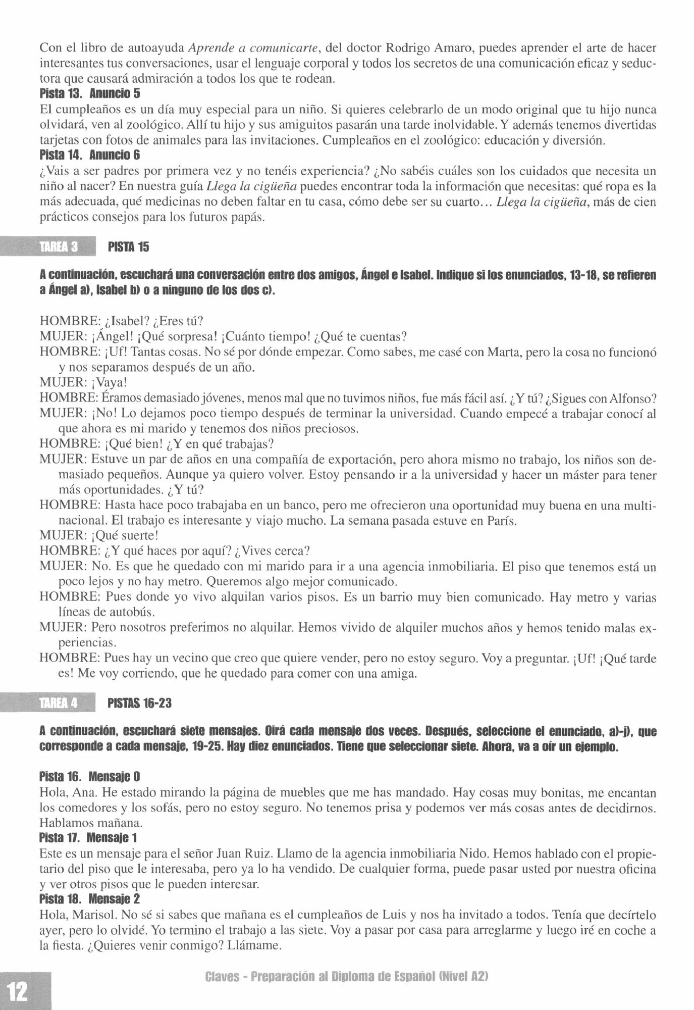 Preparacion al DELE A2. Claves. Soluciones comentadas y transcripciones - фото №2
