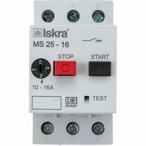 сопло для ms25 d11 3 шт Автоматический выключатель защиты двигателя iskra MS25-16