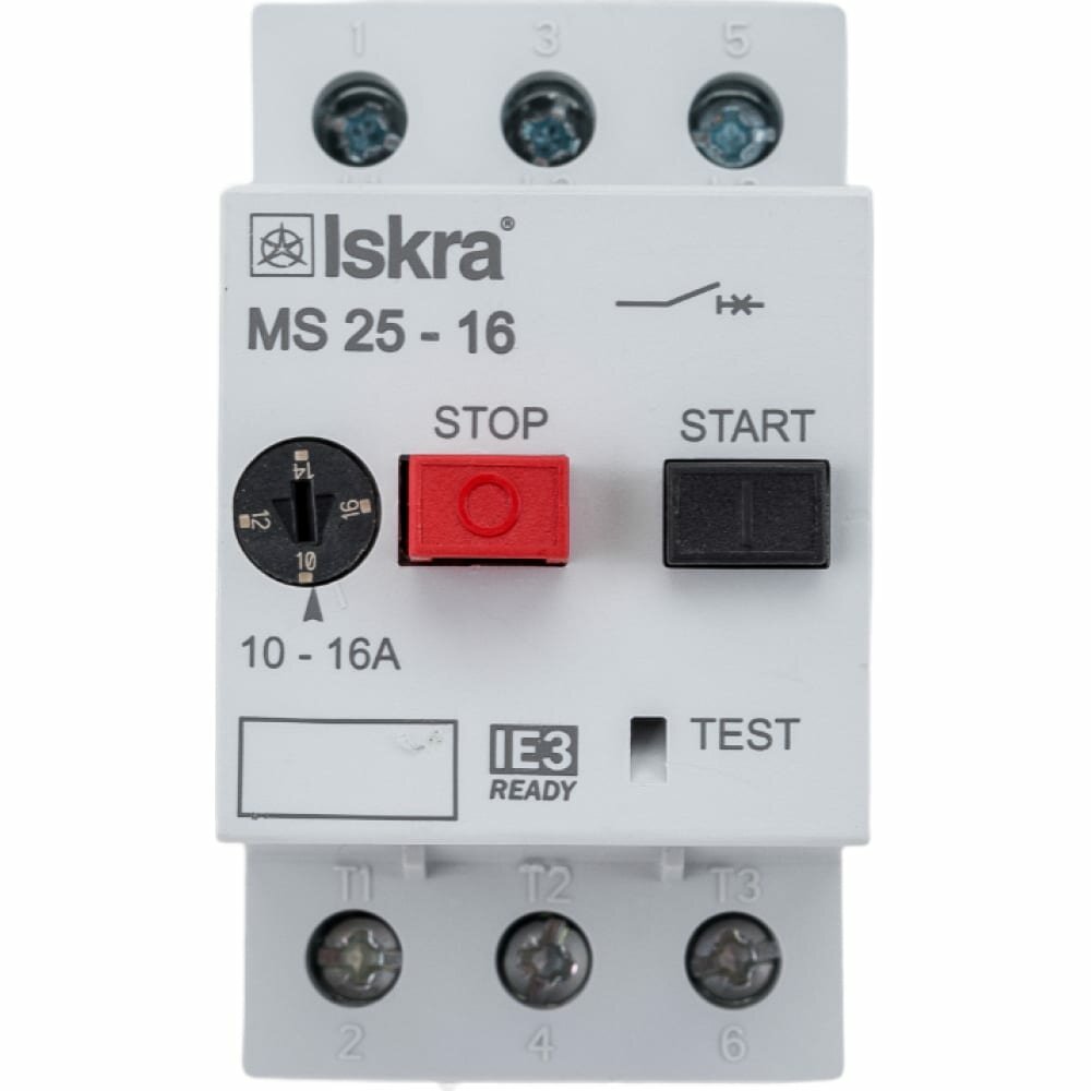 Автоматический выключатель защиты двигателя iskra MS25-16