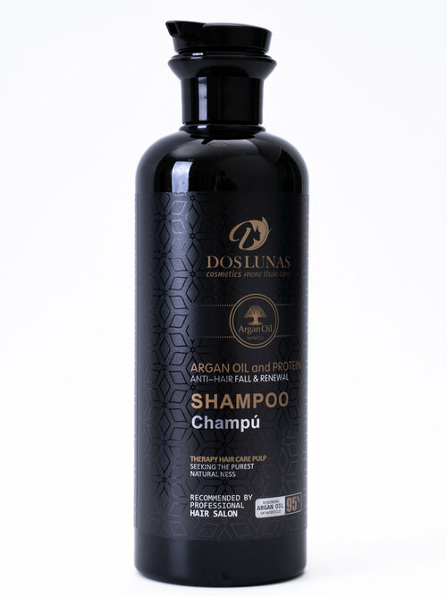 Шампунь для волос DOS LUNAS с аргановым маслом и протеином 750 ml