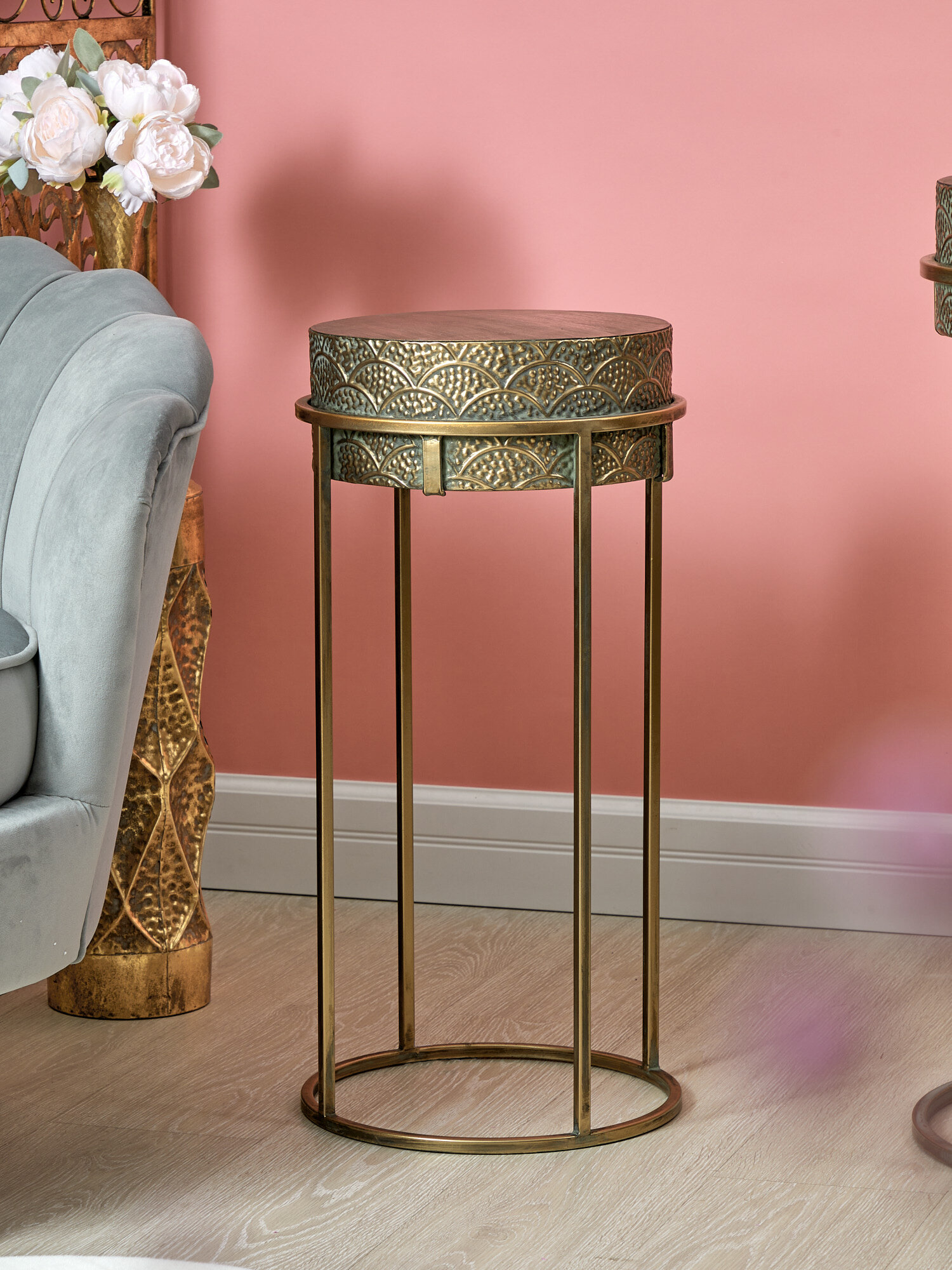 фото 57-223/2 Столик интерьерный Танзания 33х33х67см, Glasar