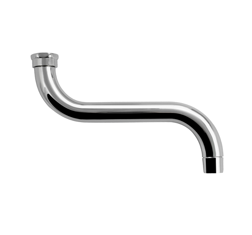 фото Излив к смесителю в ванную 22 см, круглый, d - 25 мм