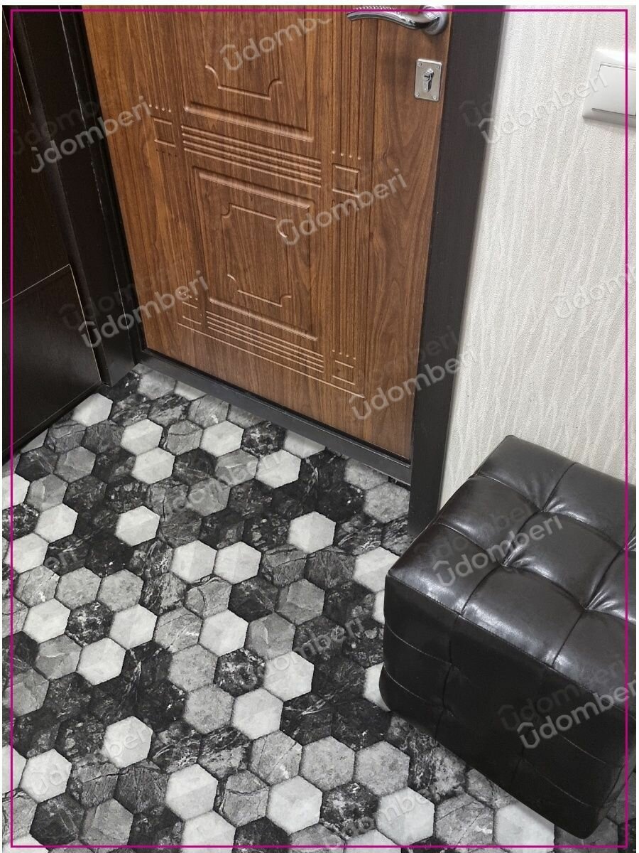 Коврик в прихожую придверный противоскользящий 60х40 — фото 1