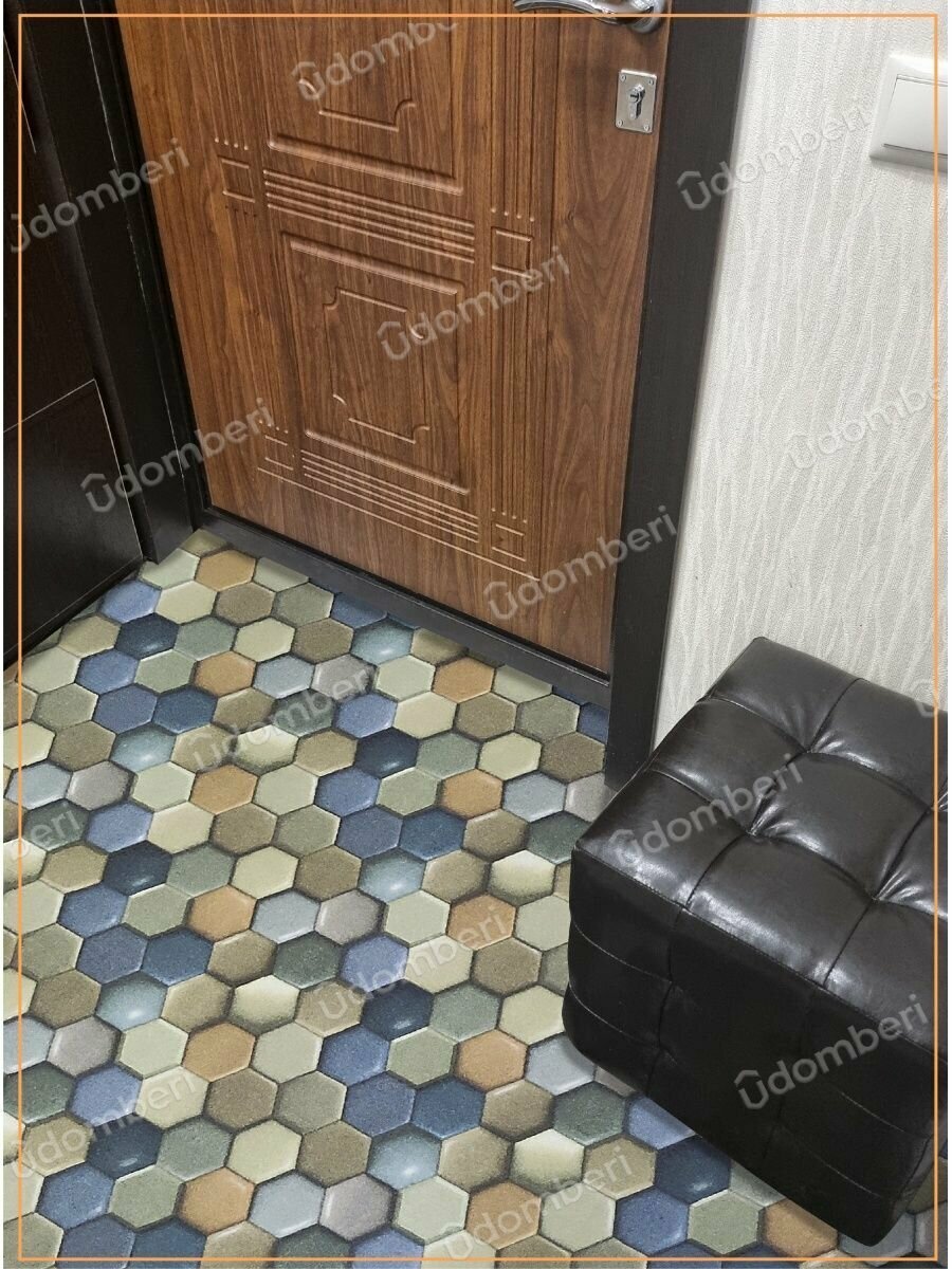 Коврик в прихожую придверный противоскользящий 120х140 — фото 1