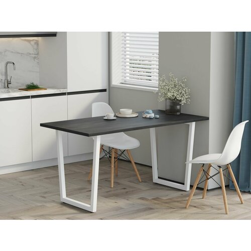 Стол обеденный Айсберг Лофт 08 Белыйсеверное дерево темное 7990₽