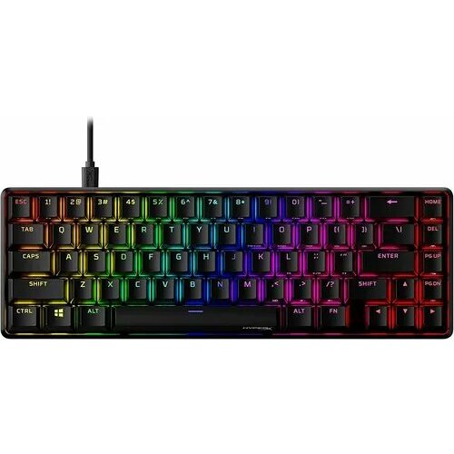 Клавиатура проводная HyperX Alloy Origins 65 Red Switch (английская раскладка) (4P5D6AX#ACB) клавиатура hyperx alloy elite 2 hkbe2x 1x ru g