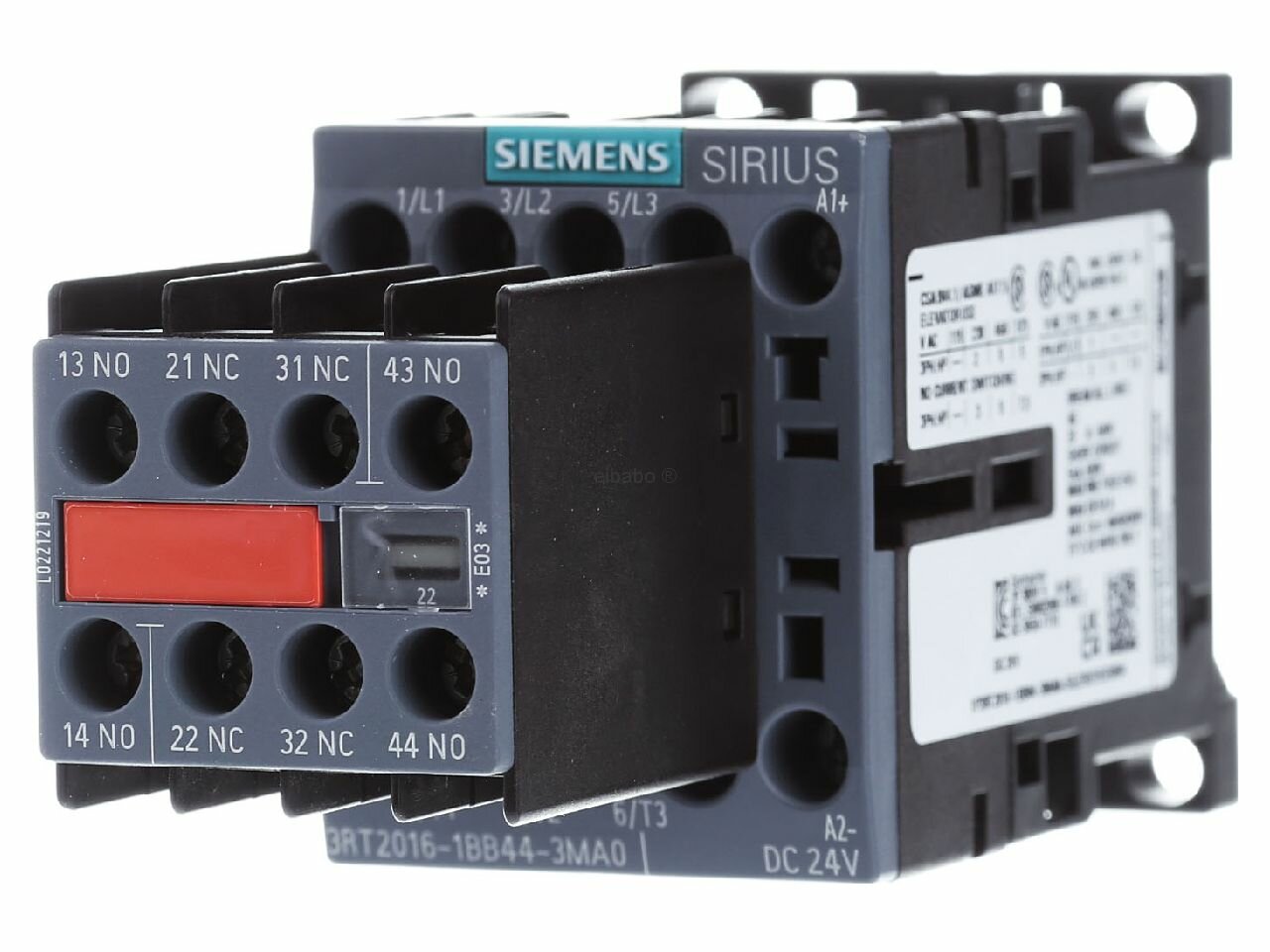 Магнитный контактор 9A 0V AC 24VDC 3RT2016-1BB44-3MA0 – Siemens – 4011209827509
