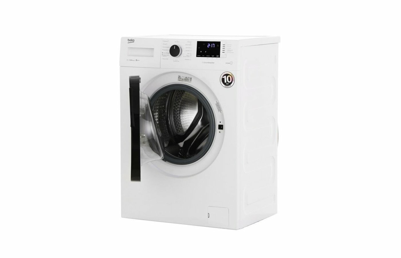 Стиральная машина Beko WSPE7612W, 7 кг, 1200 об/мин, белого цвета — фото 1