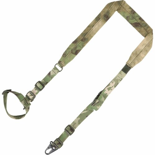 Ремень двухточечный с фастексом для сброса Wartech TS-110 (Зеленый камуфляж)