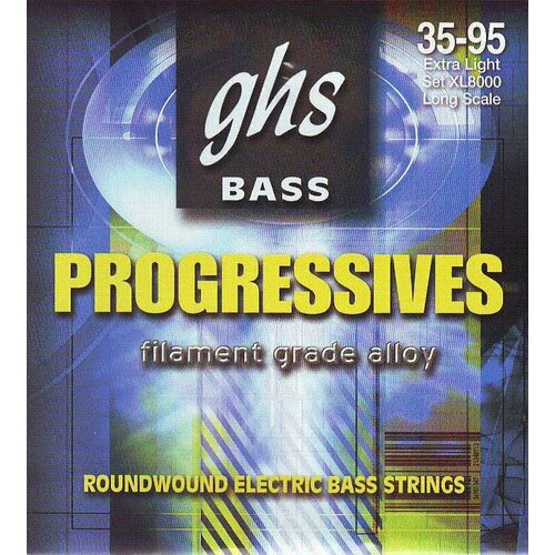 Струны для бас-гитары GHS Strings XL8000