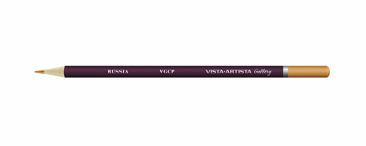 Карандаш цветной "VISTA-ARTISTA" "Gallery" VGCP художественный заточенный 232 Охра (Ochre)