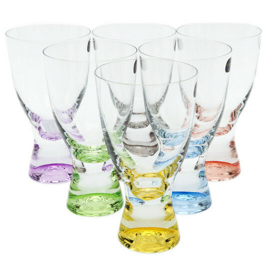 фото Стаканы для красного вина 320 мл 6 шт Crystalex CZ s.r.o. "Самба /Ассорти" / 021803