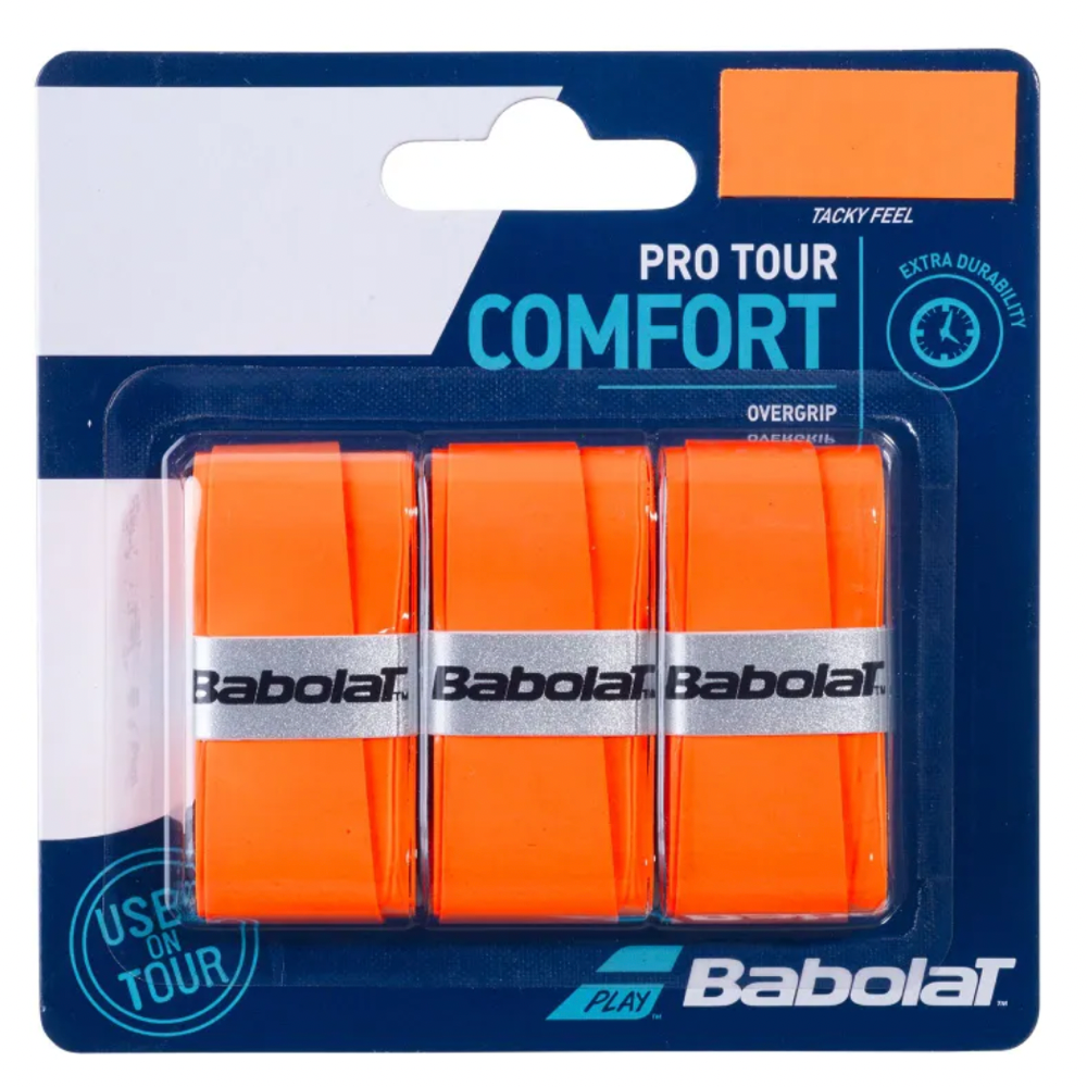 Намотка для ракетки Babolat Pro Tour Comfort Orange (3шт)