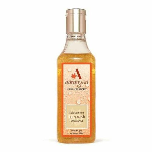Sulphate Free BODY WASH Sandalwood Aaranyaa Безсульфатный гель для душа Сандаловое дерево для всех типов кожи Аараньяа 250 мл 666₽