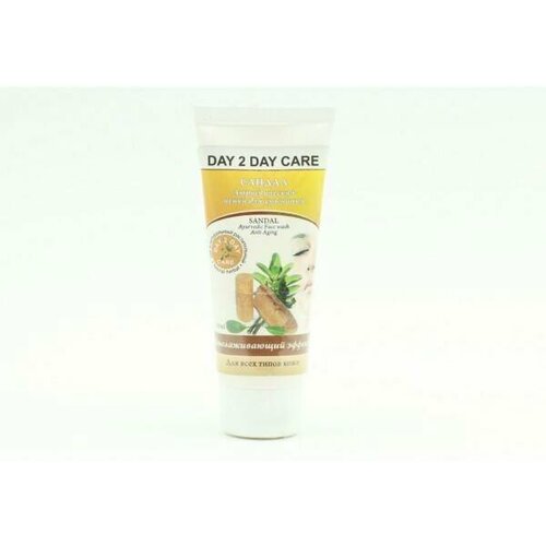 Ayurvedic Face Wash SANDAL Anti Aging Day 2 Day Care Аюрведическая пенка для умывания сандал Омолаживающий Эффект Дэй Ту Дэй Кэр 50 мл 325₽