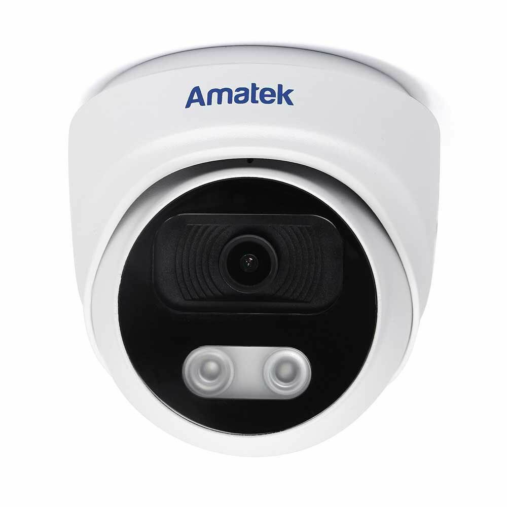 Купольная IP видеокамера 8Мп Amatek AC-IDV802ME (2.8) с микрофоном — фото 1