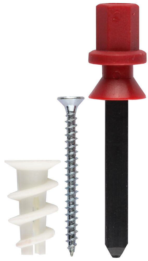 Дюбель ЗУБР дрива 23 мм 8 штук нейлоновый гипсокартон саморез насадка для дрели 4-301256