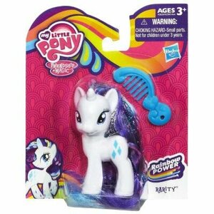 Пони Rarity со сверкающей гривой Сила Радуги Rainbow Power My Little Pony