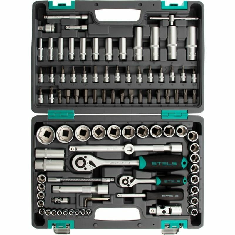 Набор инструментов STELS 94 предмета, 12 гранные головки 14118
