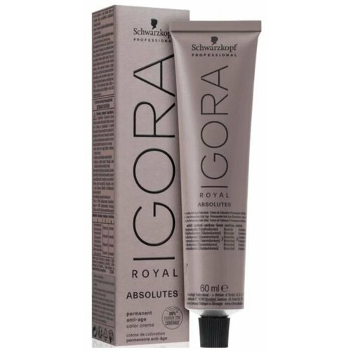 Schwarzkopf Professional Royal крем-краска Absolutes, 8-01 светлый русый натуральный сандрэ, 60 мл