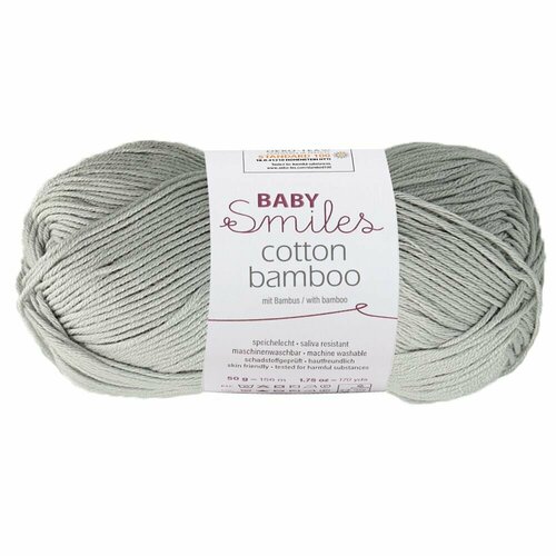 Schachenmayr Baby Smiles Cotton Bamboo (01090 Grau) юбка smiles freya серый