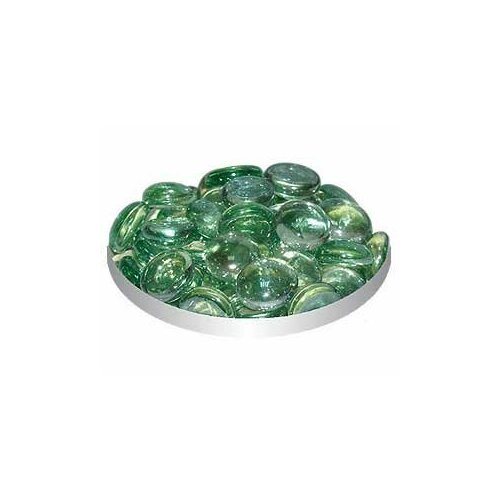 Грунт для аквариума Triton №159 стеклянный плоский зеленая мята блестящий 170г
