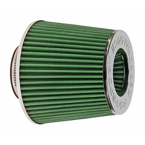 Фильтр воздушный FLOW зеленый хром d=70, RS-03565, PRO SPORT