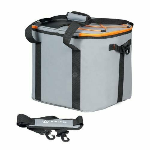 Сумка-Холодильник (Термосумка)Пикник, 45Л, 38*34*35См, Водонепр, Серая (Adcb009) AIRLINE арт. ADCB009