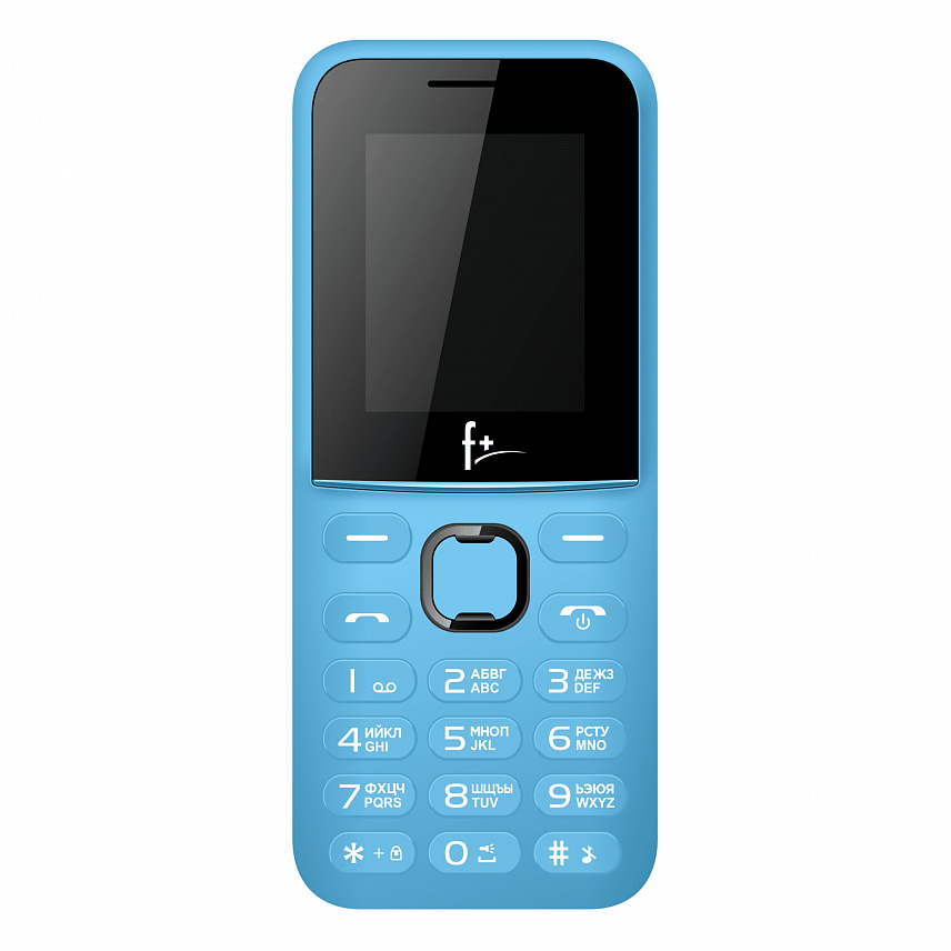 Мобильный телефон F+ F170L 1.77", 600 мА·ч, micro-USB, голубой (F170L Light Blue)