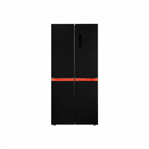 Холодильник трехкамерный отдельностоящий LEX LCD450BLXORID