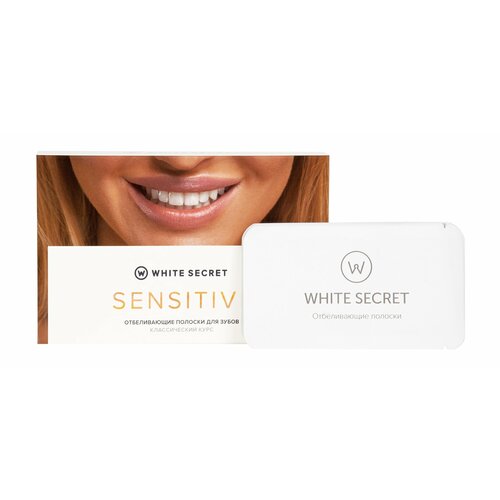 WHITE SECRET Отбеливающие полоски Sensitive