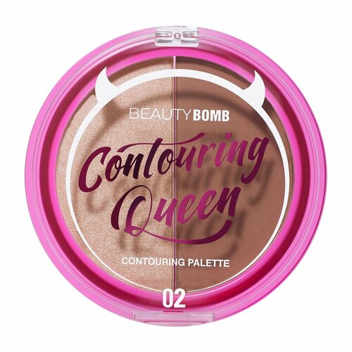 BEAUTY BOMB Палетка для контуринга Countouring Queen, 8 г, 02 контуринг beauty bomb палетка для контуринга contouring palette countouring queen