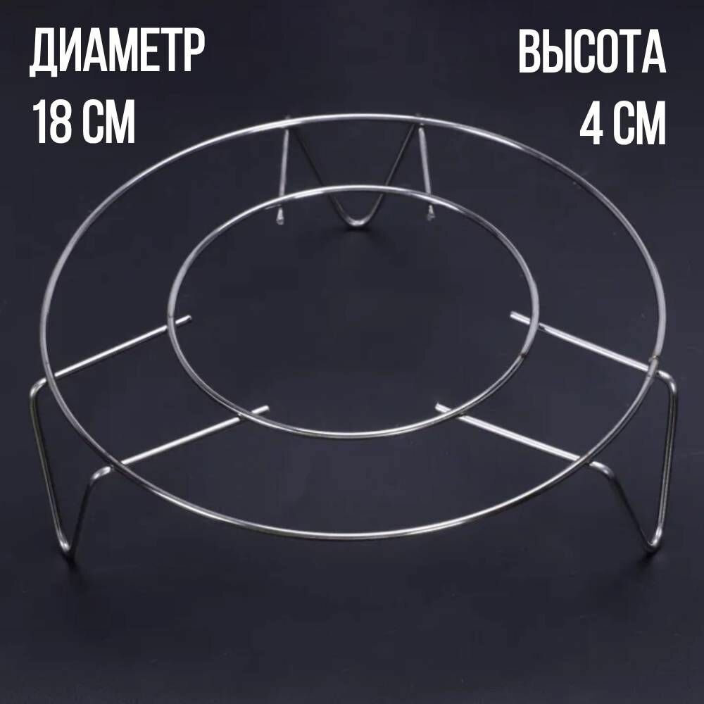 Подставка-гриль для СВЧ, под горячее, 18x18x4 см.