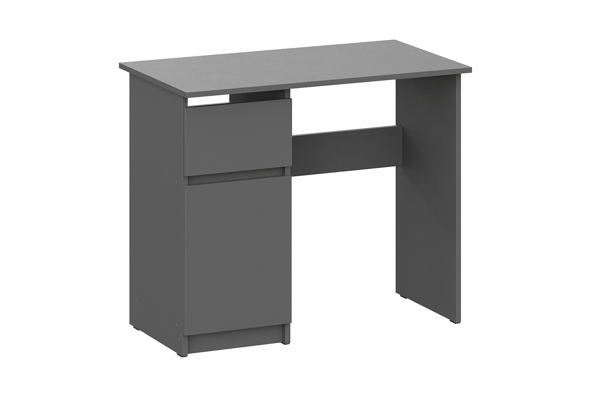 фото Стол письменный Нонтон Эккервуд графит серый 90x50x75.4 см